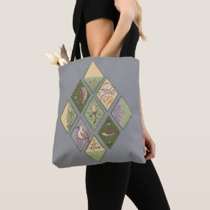 Tote Bag automne flore mignonne Fourre-tout