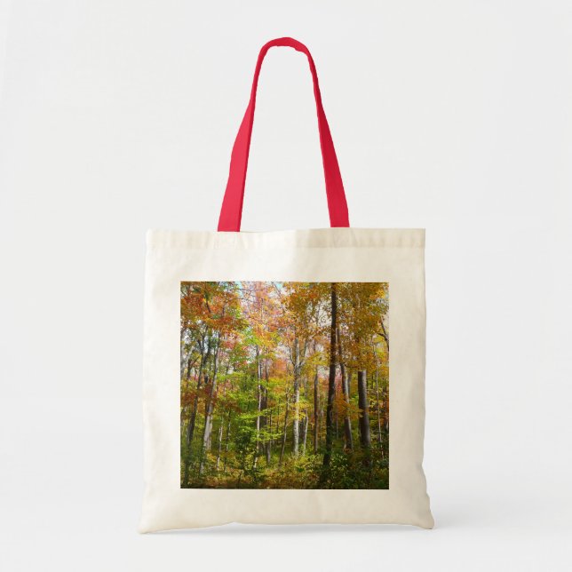 Tote Bag Automne Forêt I Automne Paysage Photographie (Devant)