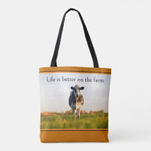 Automne Holstein Vache La vie est meilleure à la f