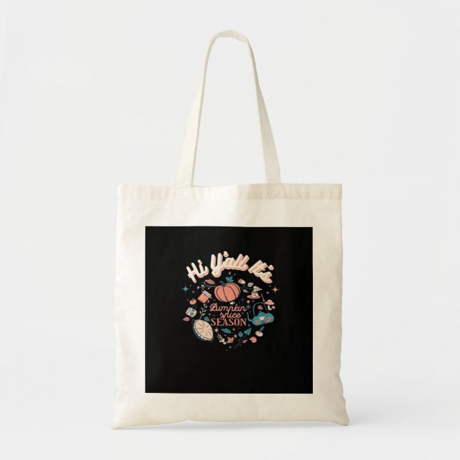 Tote Bag Automne Saison Collection Y’all C’est Citrouille S (Devant)