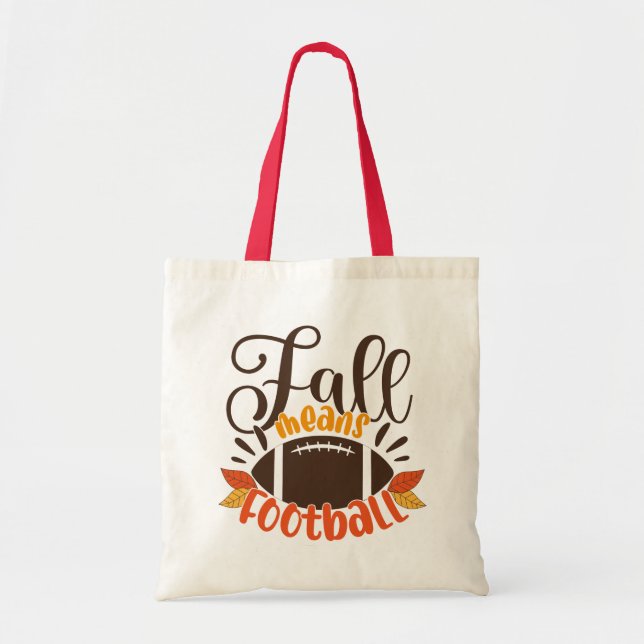 Tote Bag Automne signifie football (Devant)