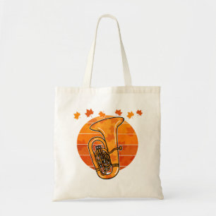 Tote Bag Automne Tuba Automne Tubaist musicien en laiton