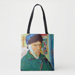 Tote Bag Autoportrait avec oreille déchirée, Van Gogh
