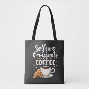 Tote Bag Autosoins est Croissant et Café Café Patesry