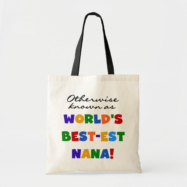 Tote Bag Autrement connu comme T-shirts de Meilleur-est Nan (Devant)