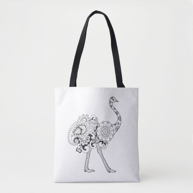Tote Bag Autruche inspirée 2 (Devant)