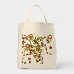 TOTE BAG AUTUMN LEAVES, FALL STYLE