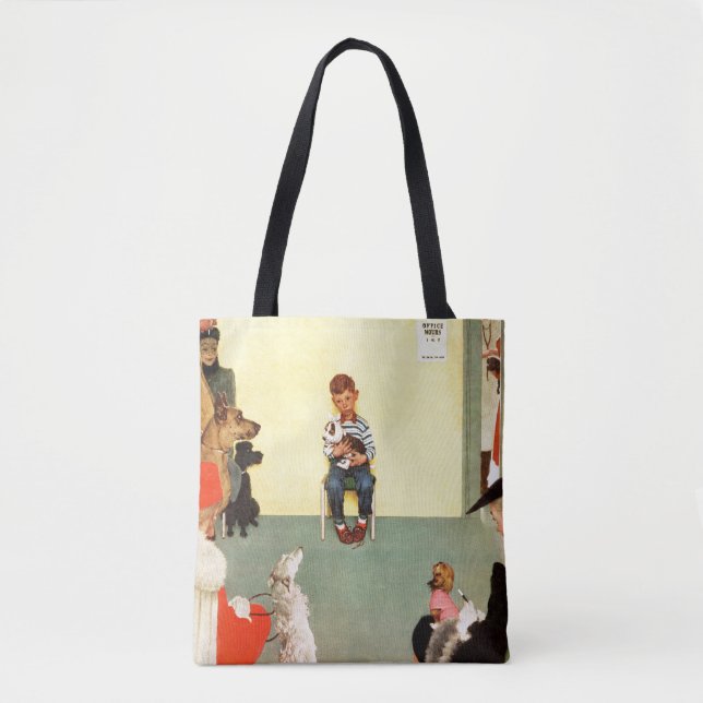 Tote Bag Aux Vets de Norman Rockwell (Devant)