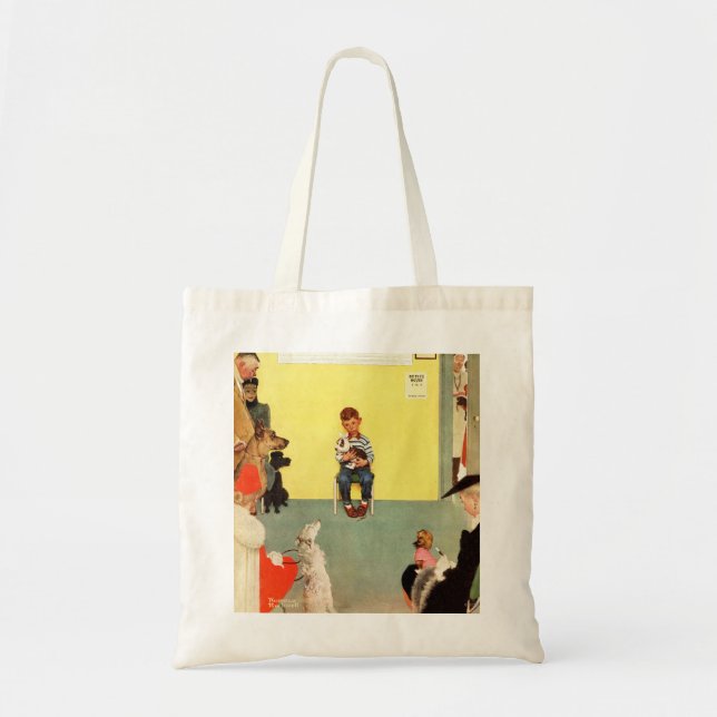 Tote Bag Aux Vets de Norman Rockwell (Devant)
