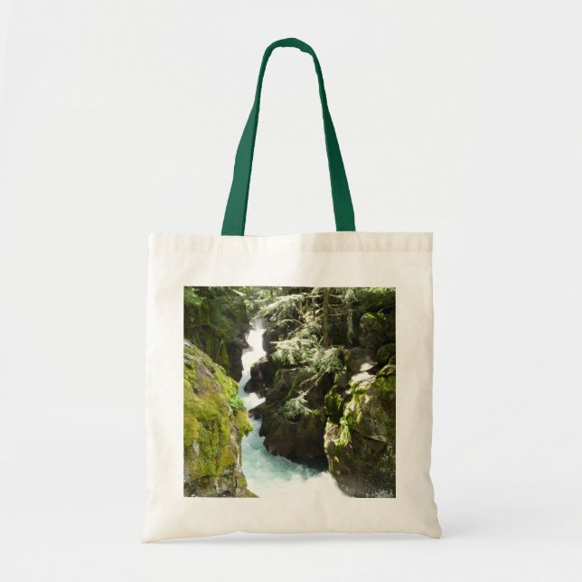 Tote Bag Avalanche Gorge II at Glacier National Park (Devant)