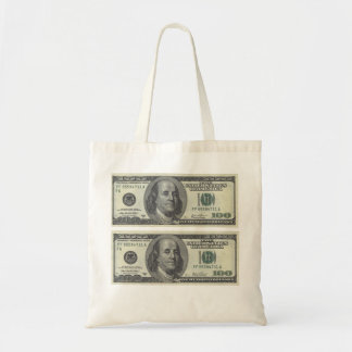 Tote Bag Avant du dollar US 100