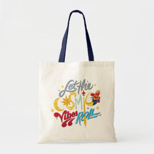 Tote Bag Avengers Captain Marvel Cosmic Vibes Typographie