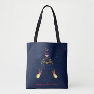 Tote Bag Avengers   Captain Marvel Lumière réfléchie en lig