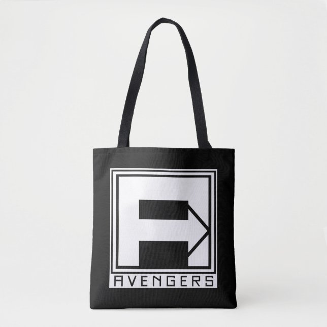 Tote Bag Avengers | Carré Avengers Logo bloqué (Devant)