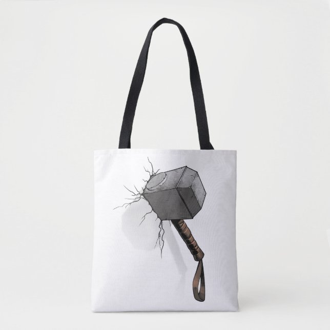 Tote Bag Avengers Classiques | Le Marteau de Thor Frappa (Devant)