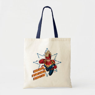 Tote Bag Avengers Étoiles Brillantes Captain Marvel Graph