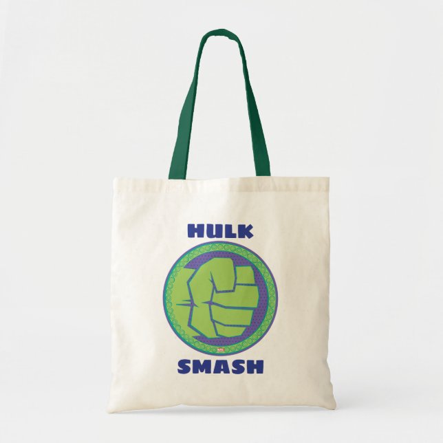 Tote Bag Avengers | Logo Hulk pointillé (Devant)