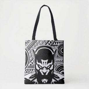 Tote Bag Avengers Visage Tribal de Black Panther