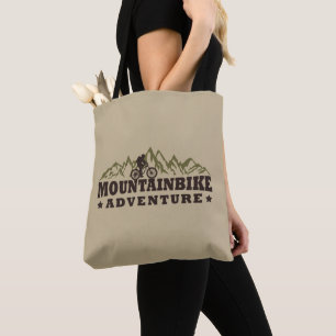 Tote Bag Aventure en VTT - Vélo de Montagne