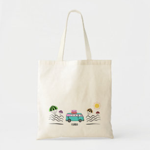 Tote Bag Aventures côtières : Soleil, Mer et Voyages routie