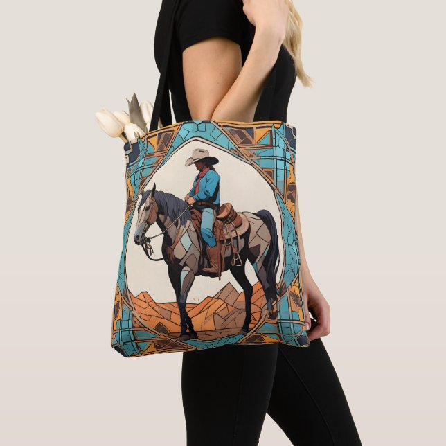 Tote Bag Aventurier occidental 6 (De près)