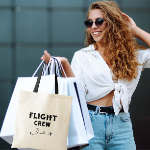 Tote Bag Avion d'équipage de conduite volant Vacances moder