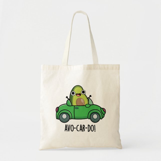 Tote Bag Avo-car-do Blagues drôles de l'avocat  (Devant)
