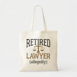 Tote Bag Avocat à la retraite présumé Avocat à la retraite