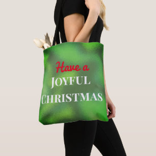 Tote Bag Avoir Une Joyeuse Typographie De Noël Gelée
