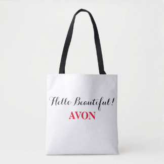 Tote Bag Avon "Hello Beautiful" Fourre-tout aux mains noire