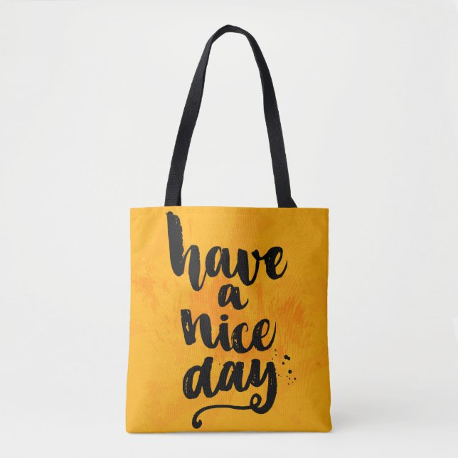 Tote Bag Ayez un beau jour (Devant)