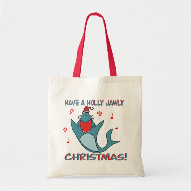 Tote Bag Ayez un Noël Holly Jawly (Devant)