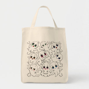 Tote Bag Baby Ghosts Éffrayant mignon Halloween humeur