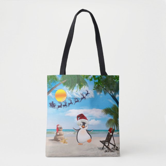 Tote Bag Baby shower de Noël d'été cadeau (Devant)
