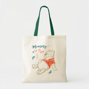 Tote Bag Baby shower de Noël Pooh Maman to Bee