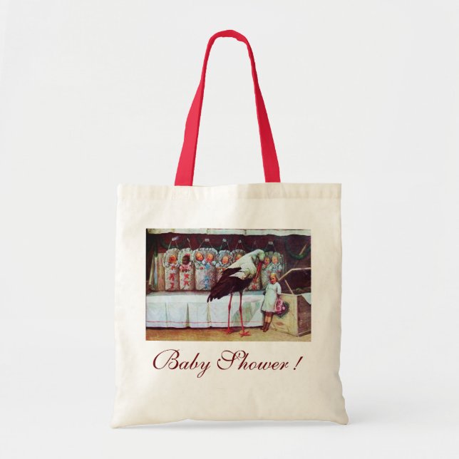 TOTE BAG BABY SHOWER STORK 3 (Devant)