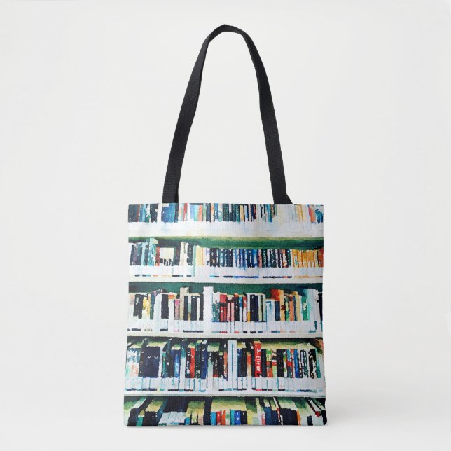Tote Bag Bac à livre Lover, bibliothèque, bibliothèque (Devant)