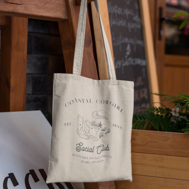 Tote Bag Bachelorette Coastal Cowgirl (Créateur téléchargé)