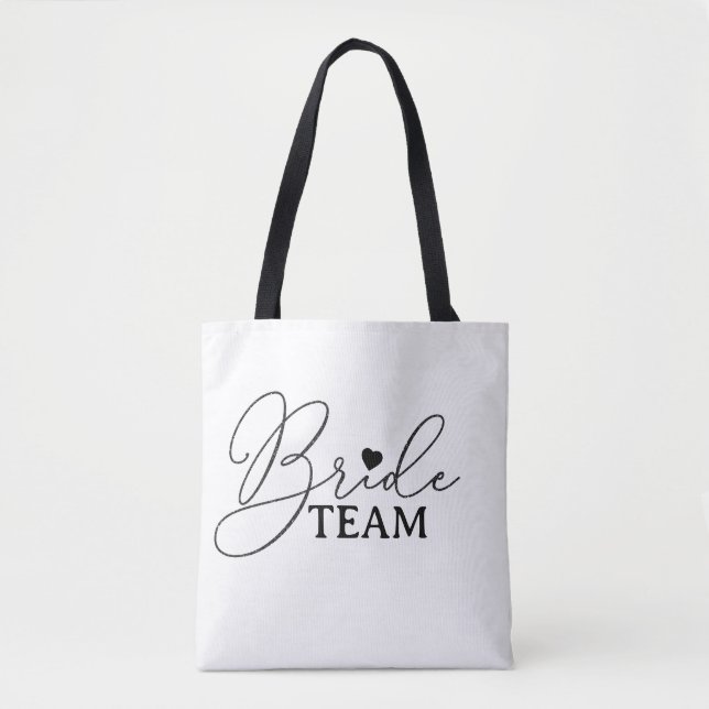 Tote Bag Bachelorette party  bag bride team (Devant)