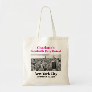 Tote Bag Bachelorette Party Favoriser New York City Girls T