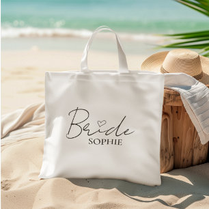 Tote Bag Bachelorette personnalisée Mariée   Nom personnali