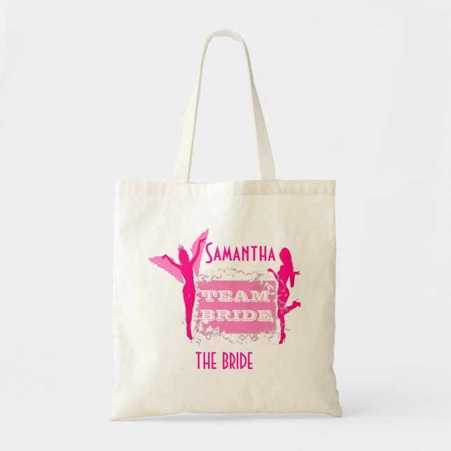 Tote Bag Bachelorette Team Bride (Devant)