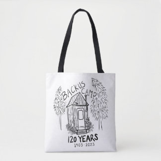 Tote Bag Backus Camp noir et blanc Fourre-tout