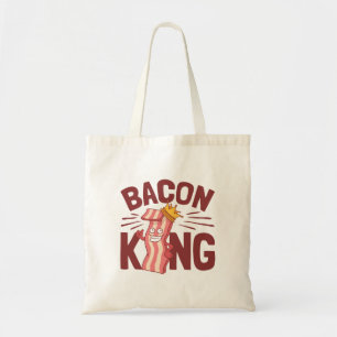 Tote Bag Bacon King Meat Lover Cadeaux pour Hommes Garçon