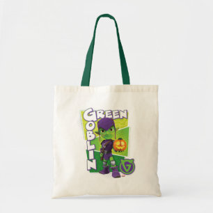 Tote Bag Badge de caractère vert Goblin