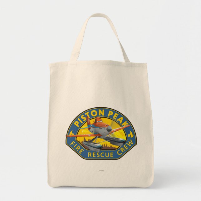 Tote Bag Badge de l'équipage de la Secourt d'incendie Dusty (Devant)