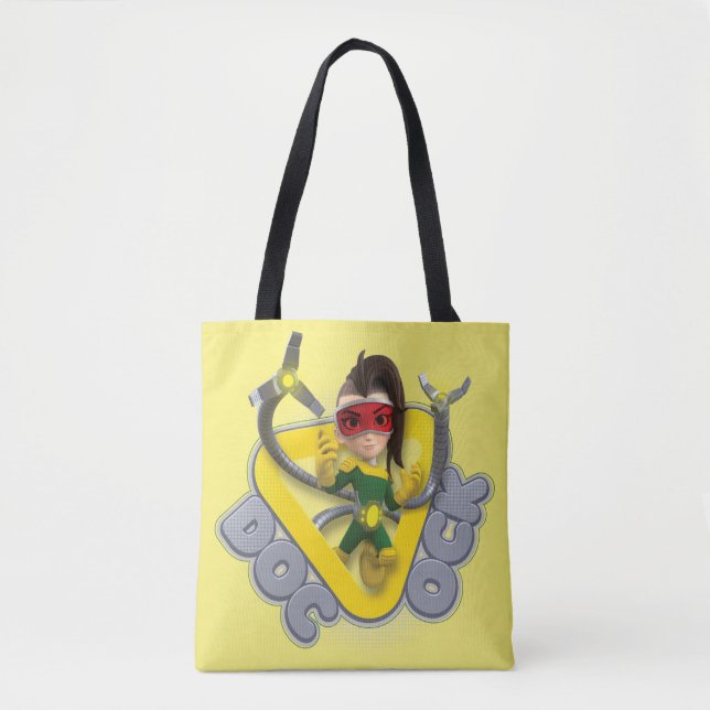 Tote Bag Badge de personnage Doc Ock (Devant)