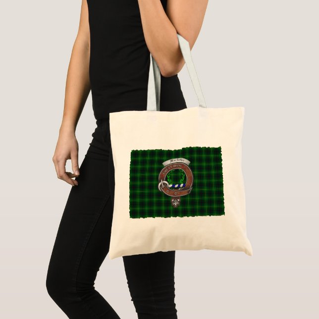 Tote Bag Badge MacArthur Clan Tartan Fourre-tout (Devant (produit))