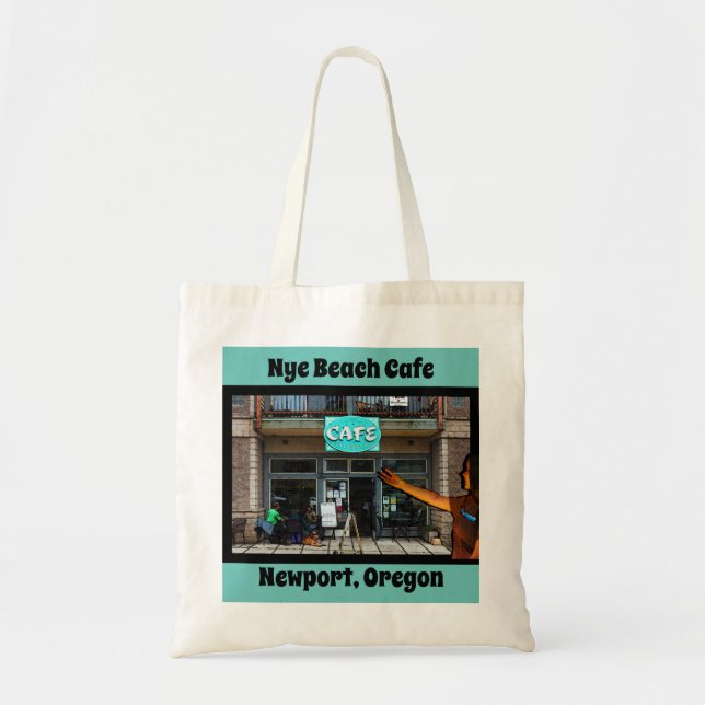 Tote Bag Bag Nye Beach Cafe Shopping (Devant)