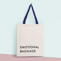 BAGAGES ÉMOTIONNELS AMUSANTS Minimaliste Typograph